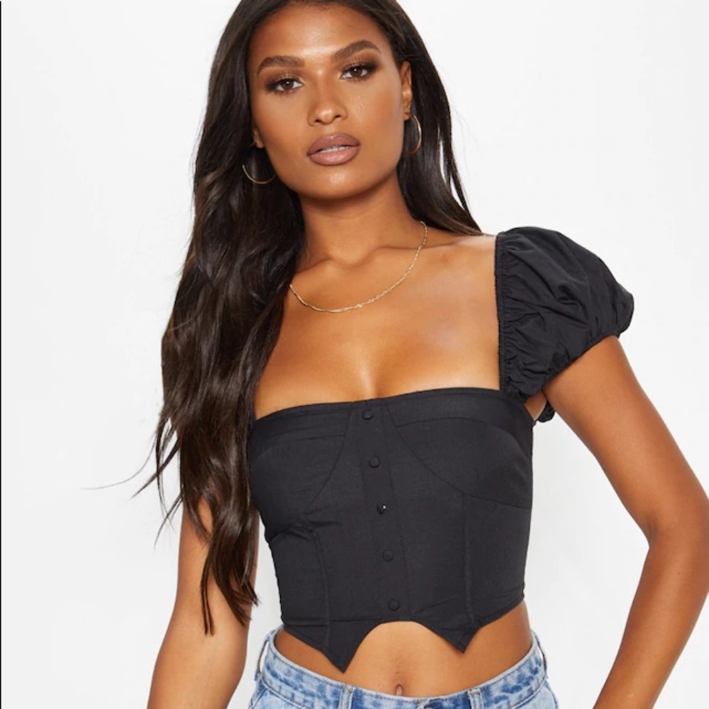 pretty little thing black top